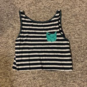 Stripped crop top
